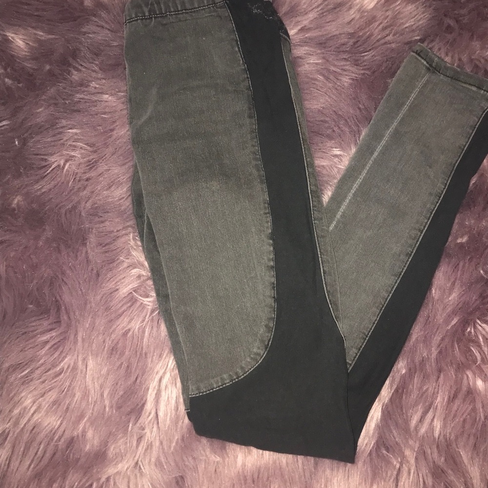 Grey/Blue X Black Patchwork Jean Bundle - image 6